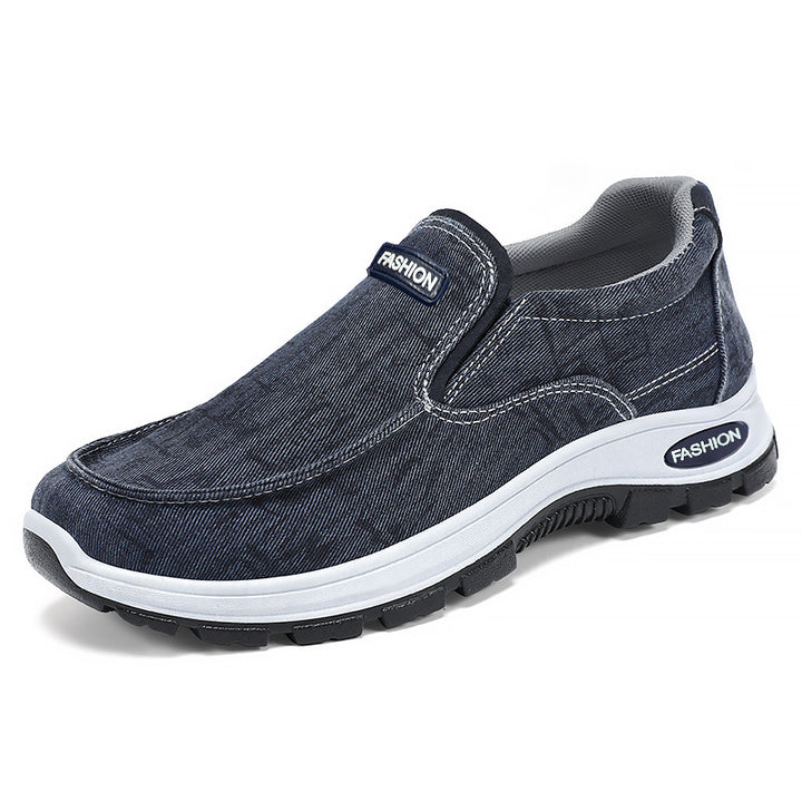 Herre Behagelige Slip-On Sneakers med elastisk design og skridsikker sål Stilla