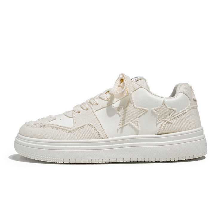 Dame Fritid Stjerner-Mønster Sneakers Stilla