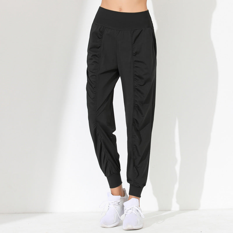 Dame Lettere Sporty Joggingbukser med høj talje og elastiske manchetter Stilla