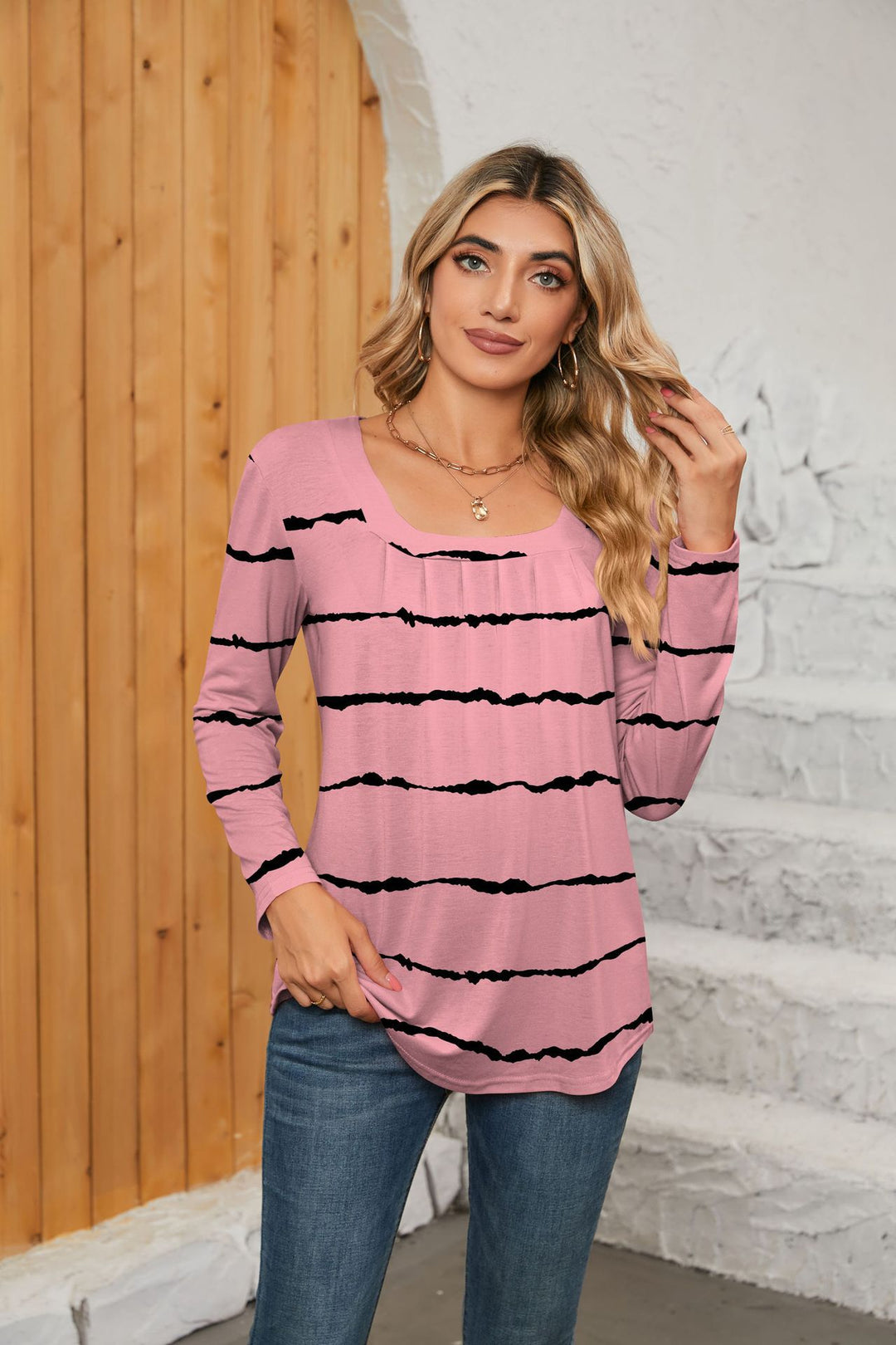 Dame Langærmet Blusenshirt Stilla
