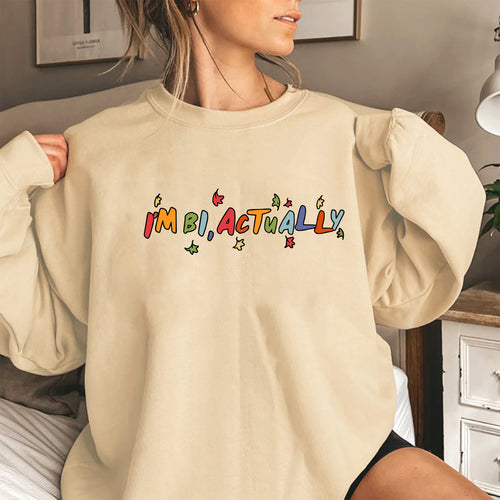 Kvinders sweater med kreativt print og afslappet snit Stilla