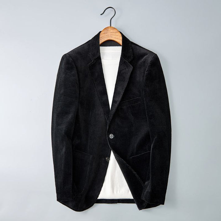 Stilla | Struktureret Cordjakke I Smart Casual Stil