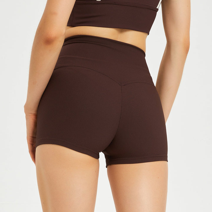 Stilla | Talje Skinny Yoga Bukser Sexede Sports Shorts Til Kvinder, Peach Hip Lifting Fitness Shorts