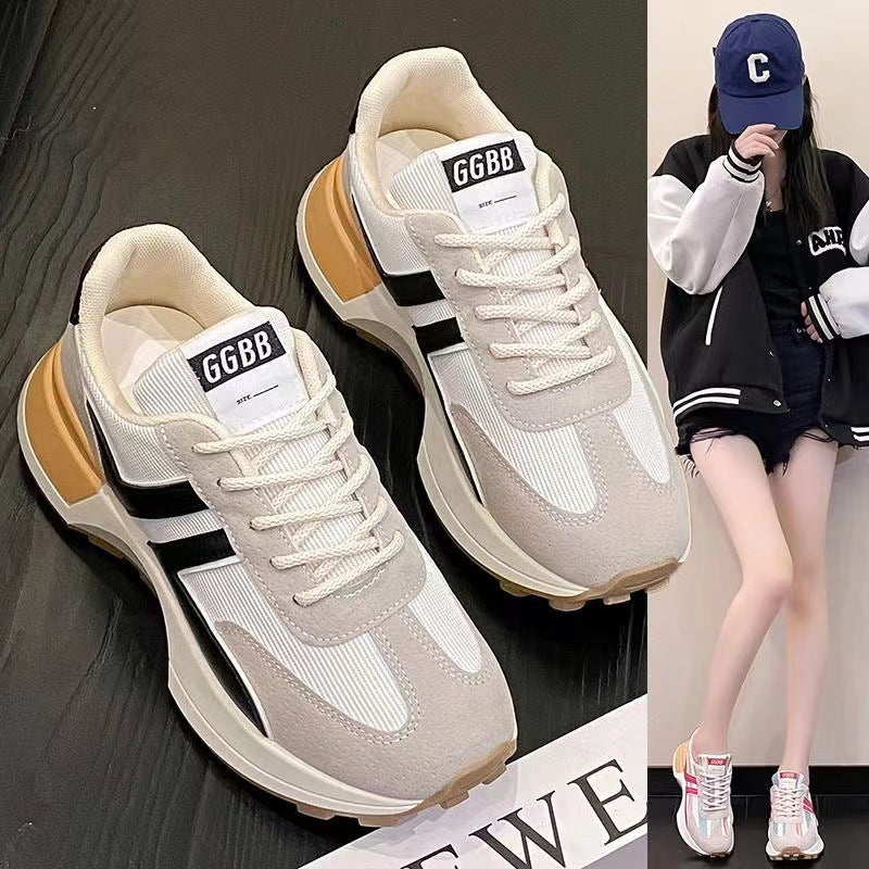Damer Modische og Dæmpende Sneakers med højere Sål Stilla