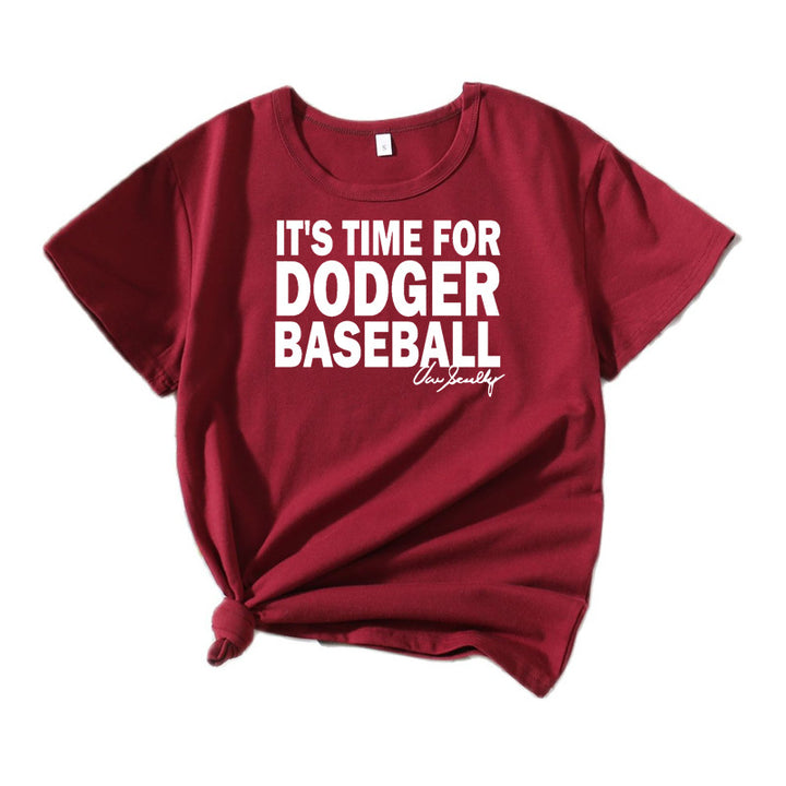 Dame Fritids Sport Grafik T-shirt Stilla
