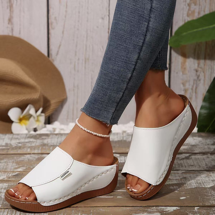 Dame Block-sandaler med moderne snit og skridsikker sål Stilla