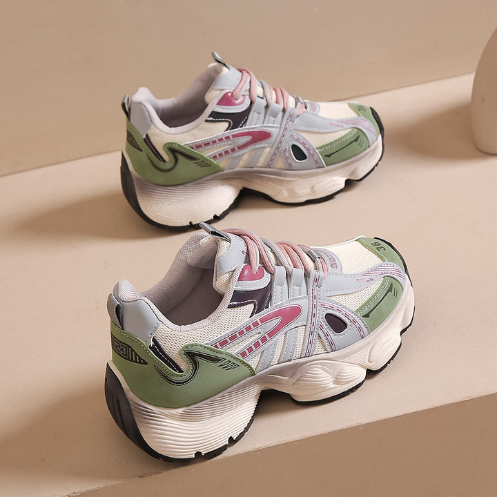 Dame Sporty Løbesneakers med dæmpende teknologi og åndbart overmateriale Stilla