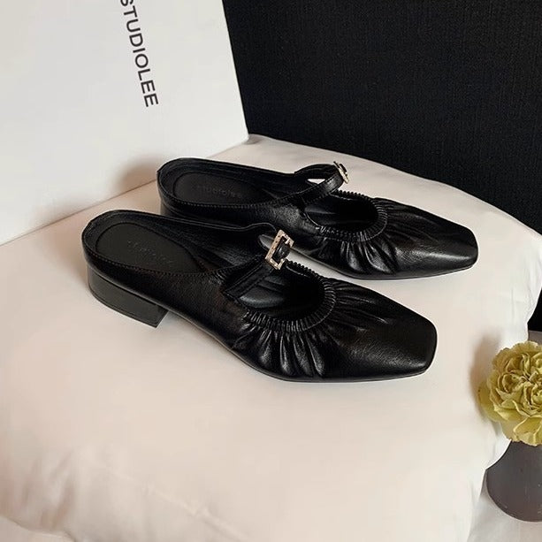Dame elegante Sling-Pumps med stilfuld gummistrimmel og høj kvalitetsforarbejdning Stilla