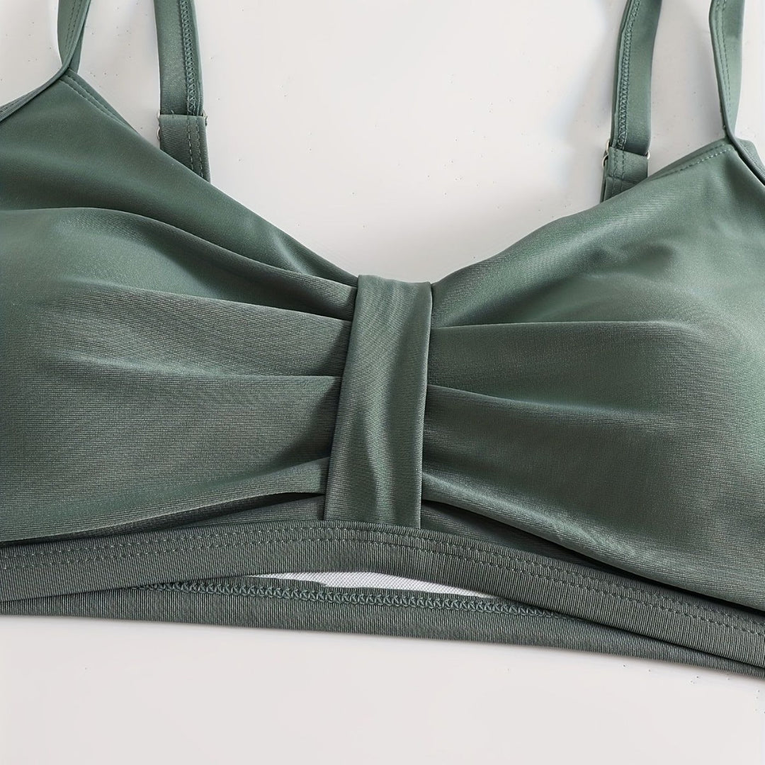 Dame Sporty bikini sæt med innovativt ruffledesign Skovae