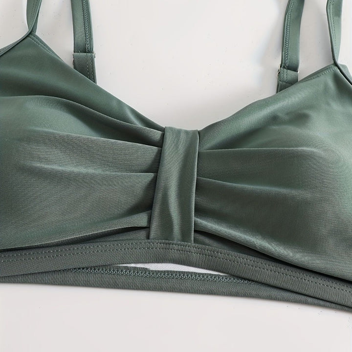 Dame Sporty bikini sæt med innovativt ruffledesign Skovae
