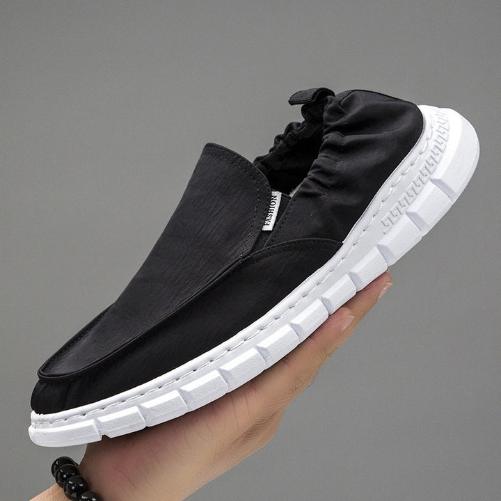Femme Casual Elastisk Slip-On Sneakers Stilla