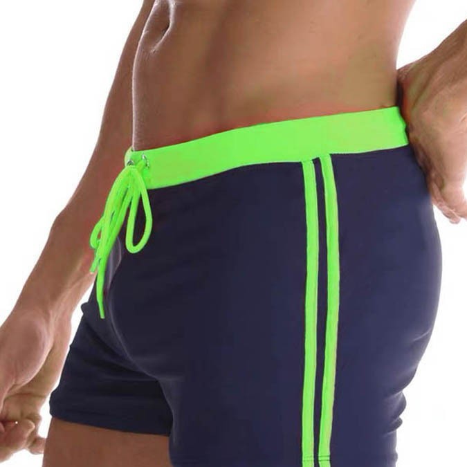 Herren Bade-Shorts med livlige kontrastelementer Skovae