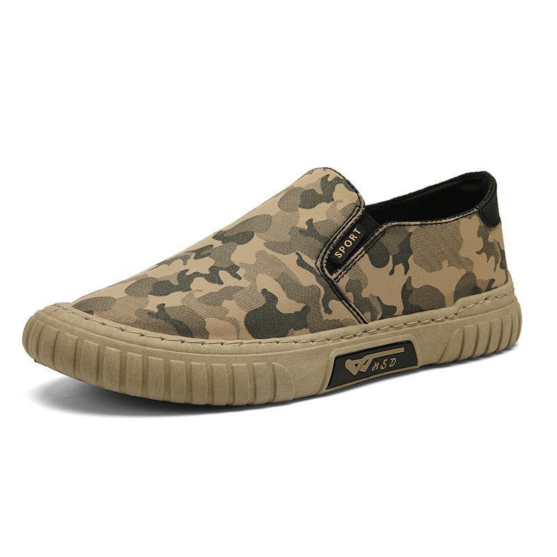 Herrer Elegante Camouflage Slip-On Sko med behagelig Indersål Stilla