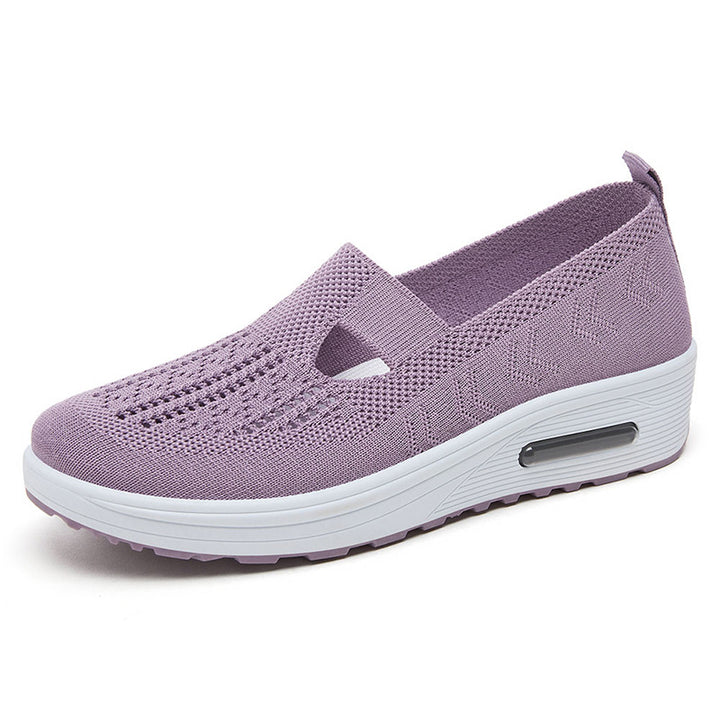Dame Behagelige og åndbare Slip-On Sneakers med Dæmpningssystem Stilla