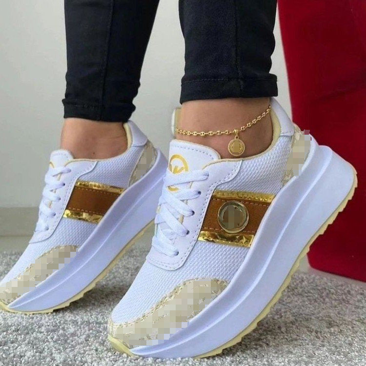 Dame Sportsneakers med åndbart overfladestruktur og elastisk sålprofil Stilla