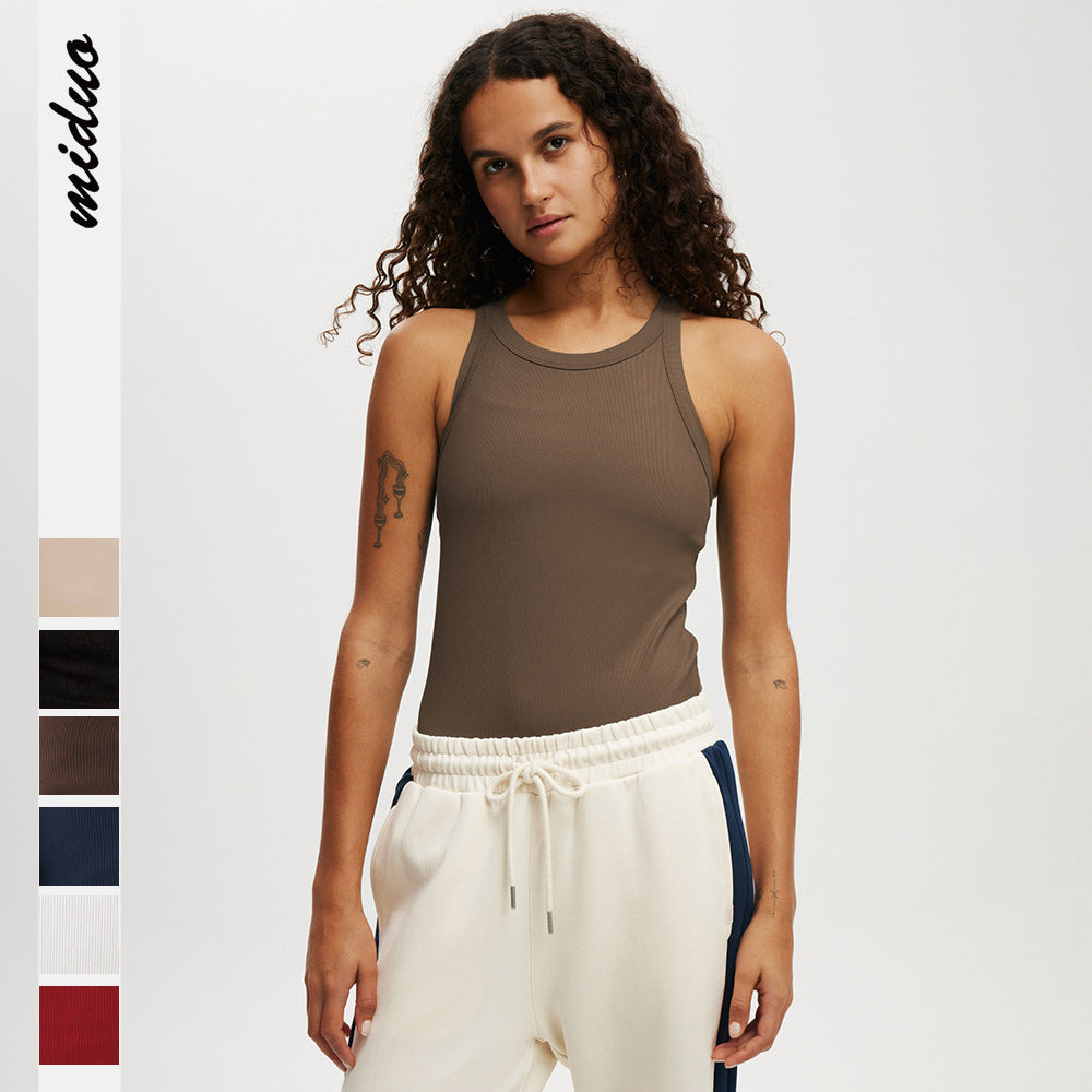 Dame Sporty Tanktop med figursyet snit og åndbar teknologi Stilla