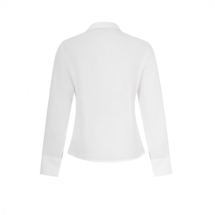 Dame Klassisk Bluse med tætsiddende pasform og elegante knapdetaljer Stilla