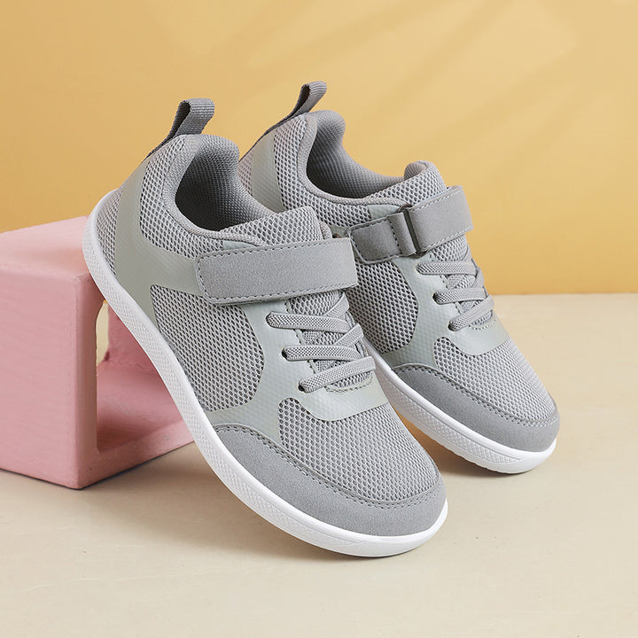Unisex nan lette mesh-sneakers med elastisk snørebåndsystem, velcro og EVA-mellemsål Skovae