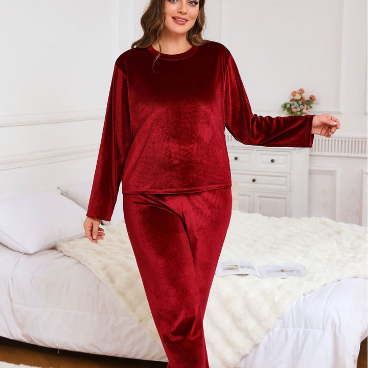 Damepyjamasæt i luksuriøs velour Stilla