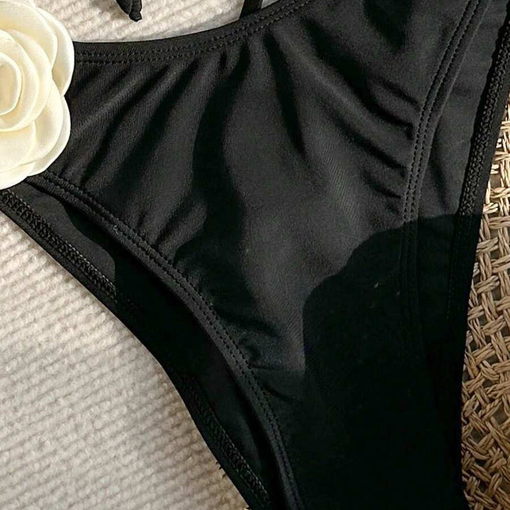 Dame Bikini Sæt med dekorativt blomstermotiv Stilla