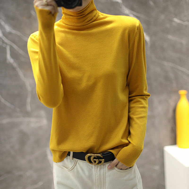 Kvindernes høj kvalitet turtleneck sweater Stilla