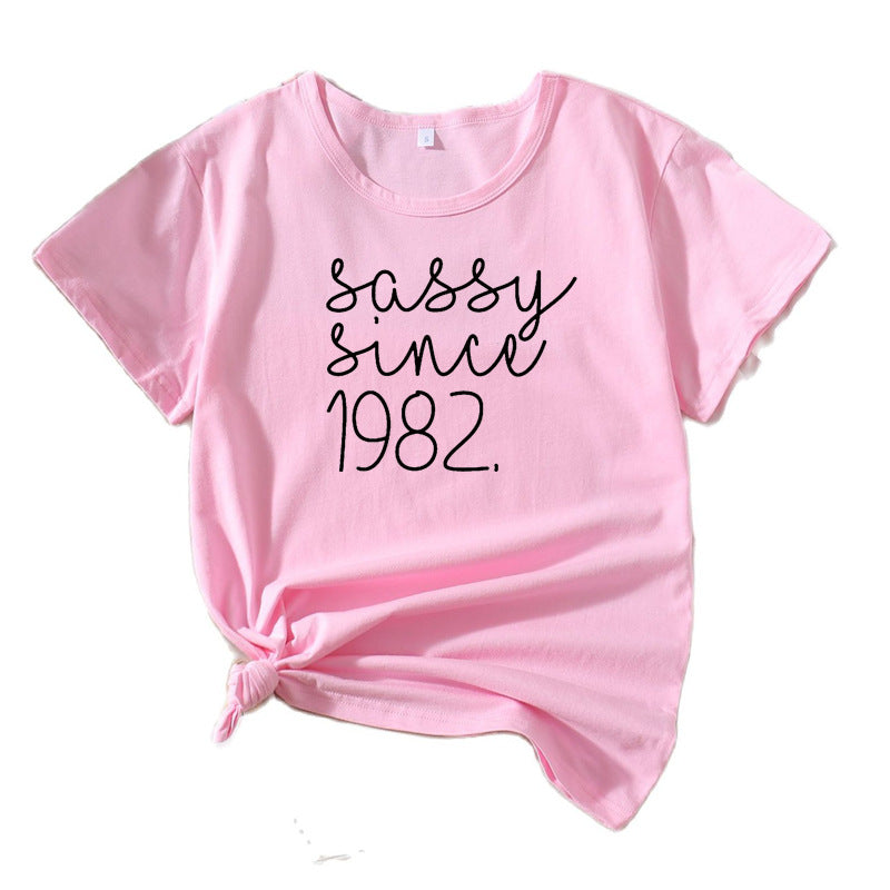 Dame Sassy Statement Grafik T-Shirt Stilla