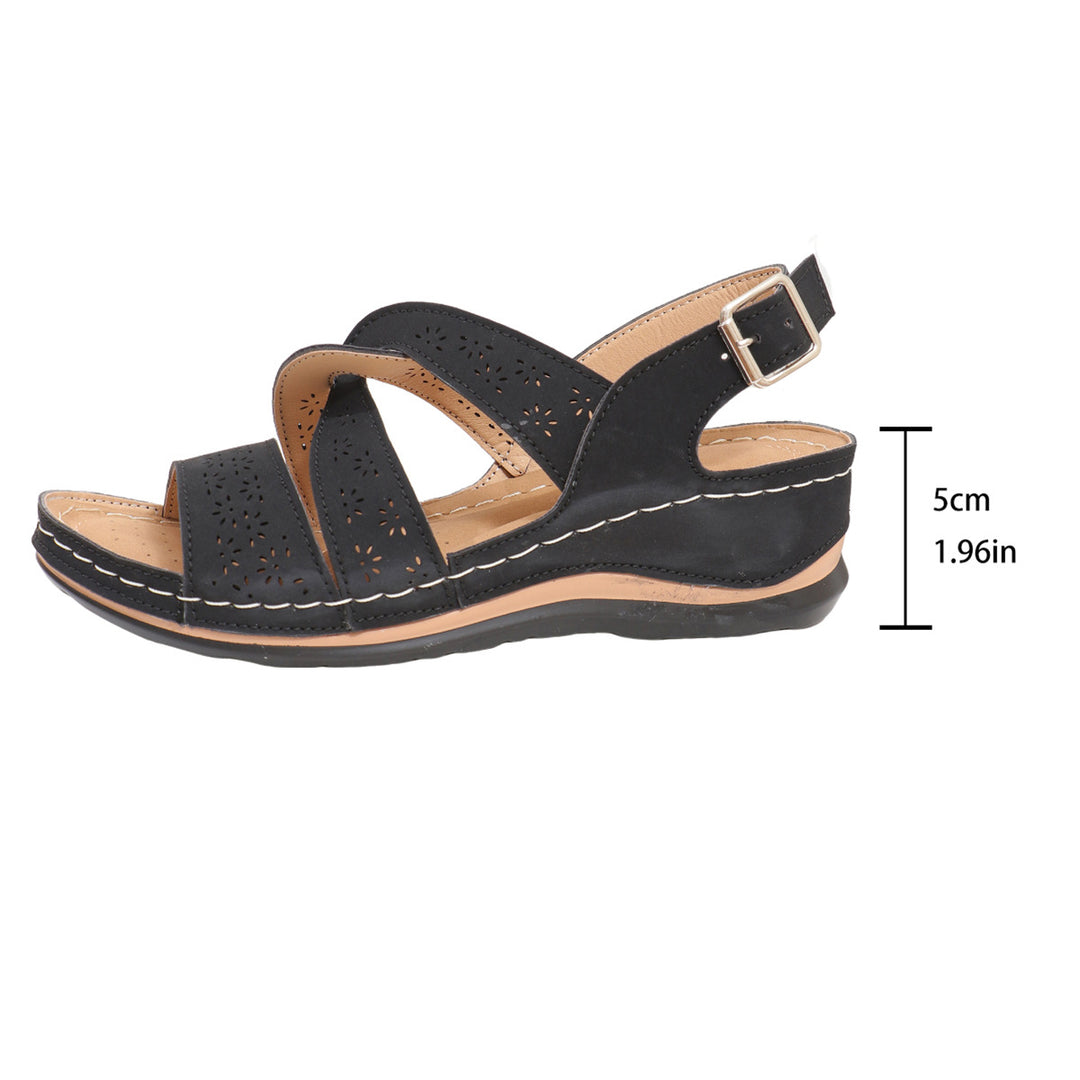 Dame Komfortable Sandaler med justerbar fodrem Stilla