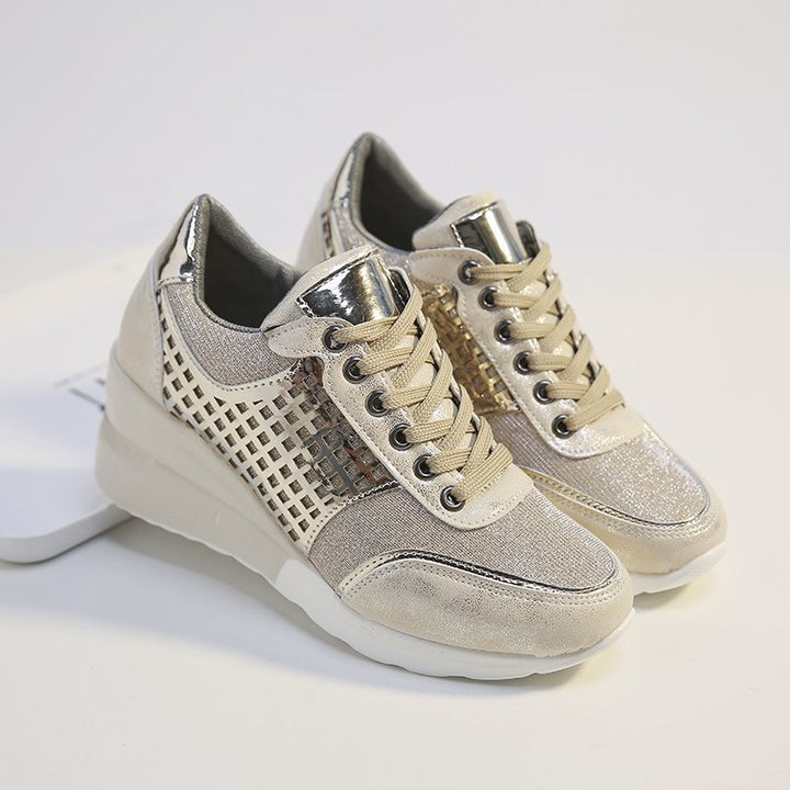 Dame Åndbare Fritidssneakers med sporty design Stilla