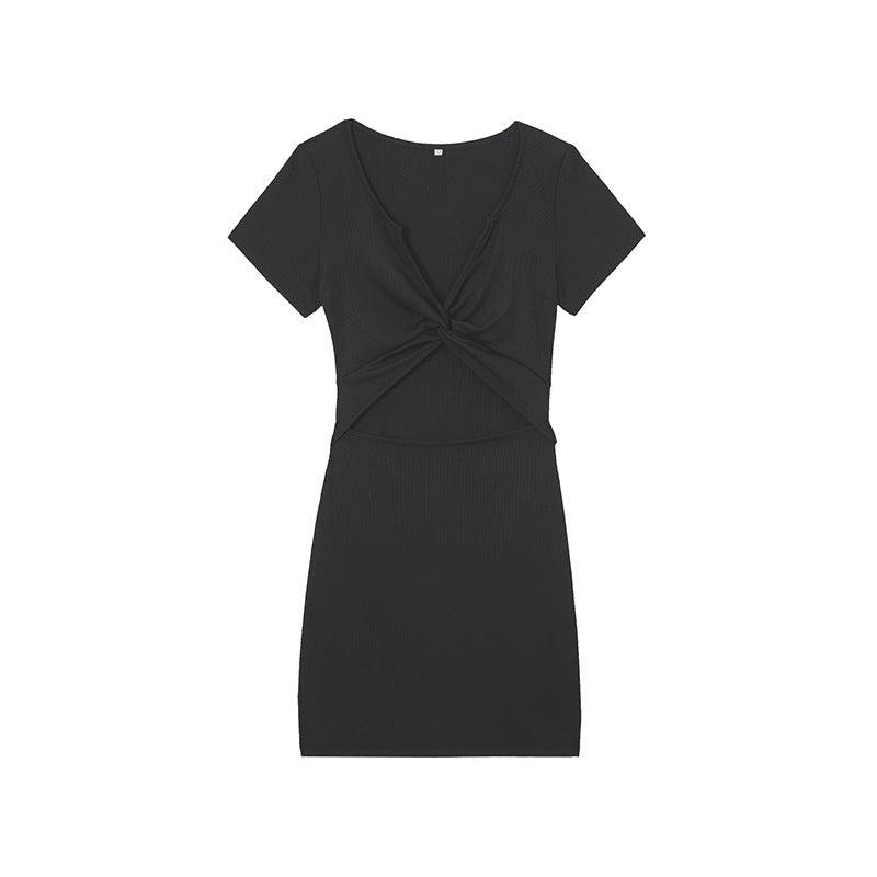 Dame Twist Front Mini Kjole Stilla