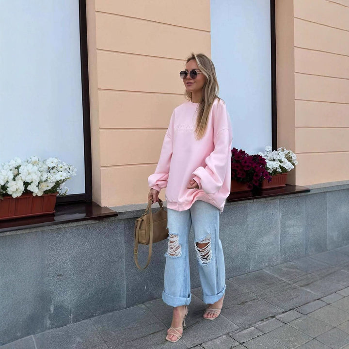 Kvinders Casual Oversized Sweater Stilla