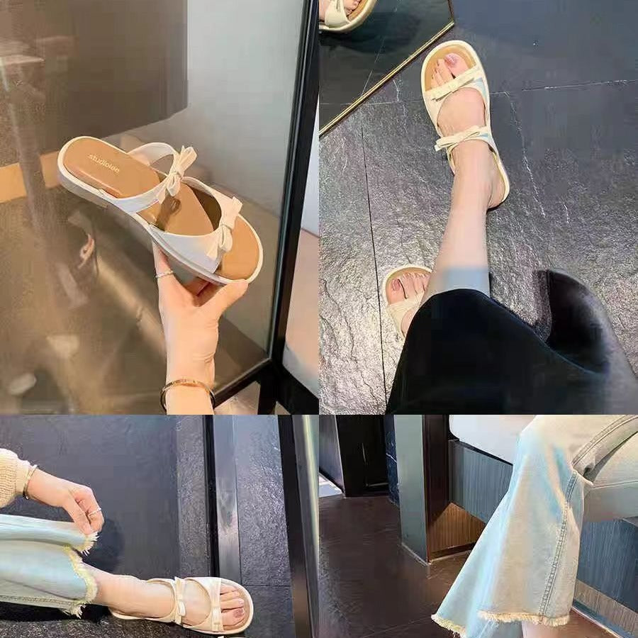 Dame komfortable badesandaler med fashionable stropper og elegant spænde design Stilla