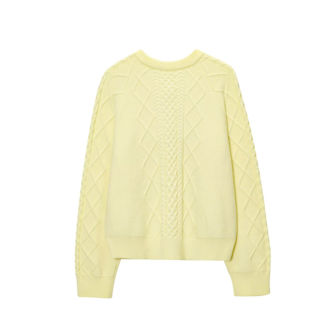 Dame Grovstrik Cardigan Stilla