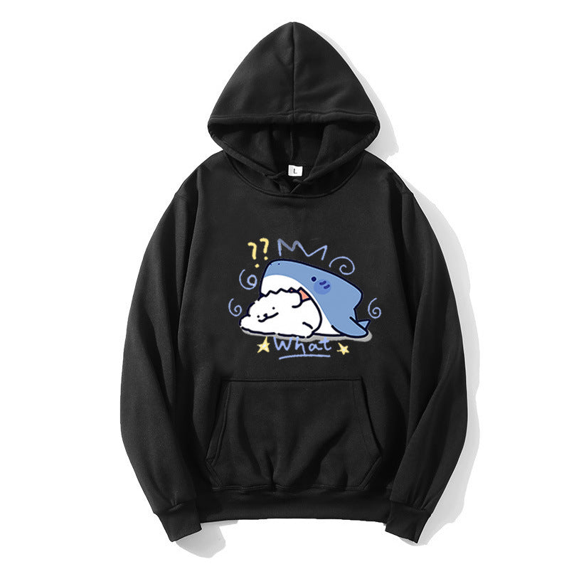 Kvinders hoodie med legende hvalmotiv Skovae