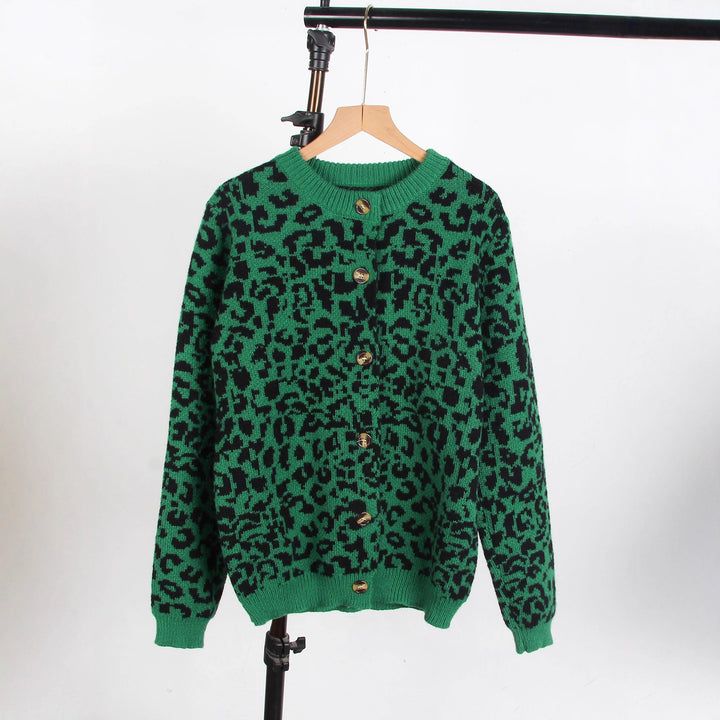 Kvinders afslappet dyreprint sweater Stilla