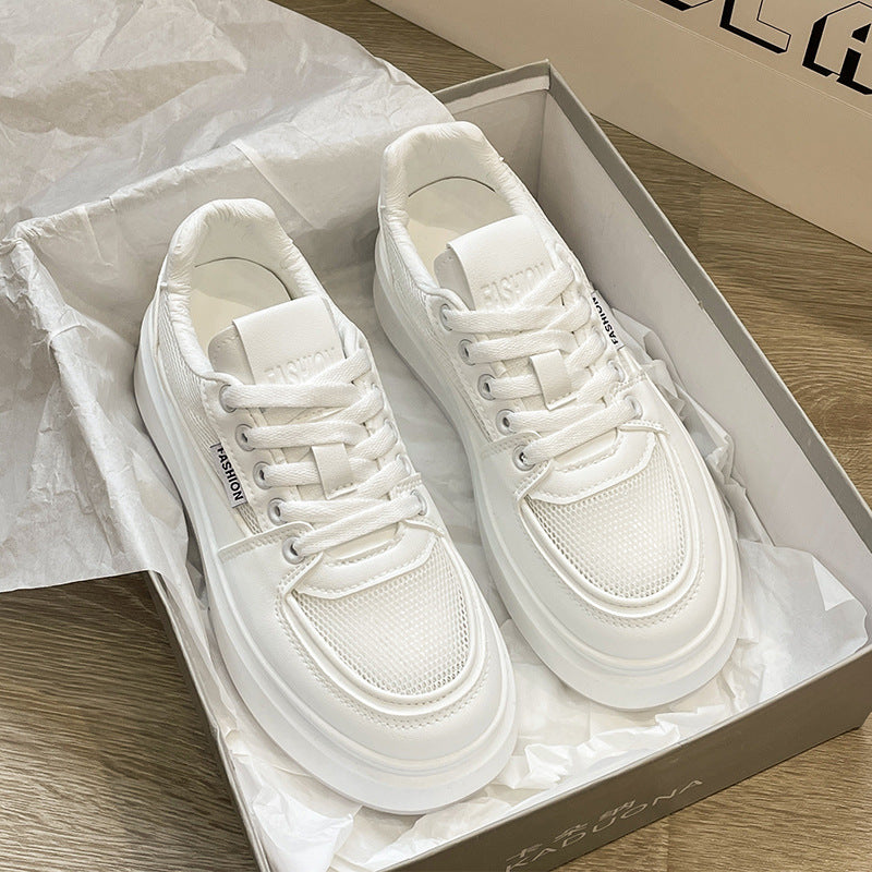 Dame Chunky Sneakers med åndbar netstruktur og modisk profilsål Stilla