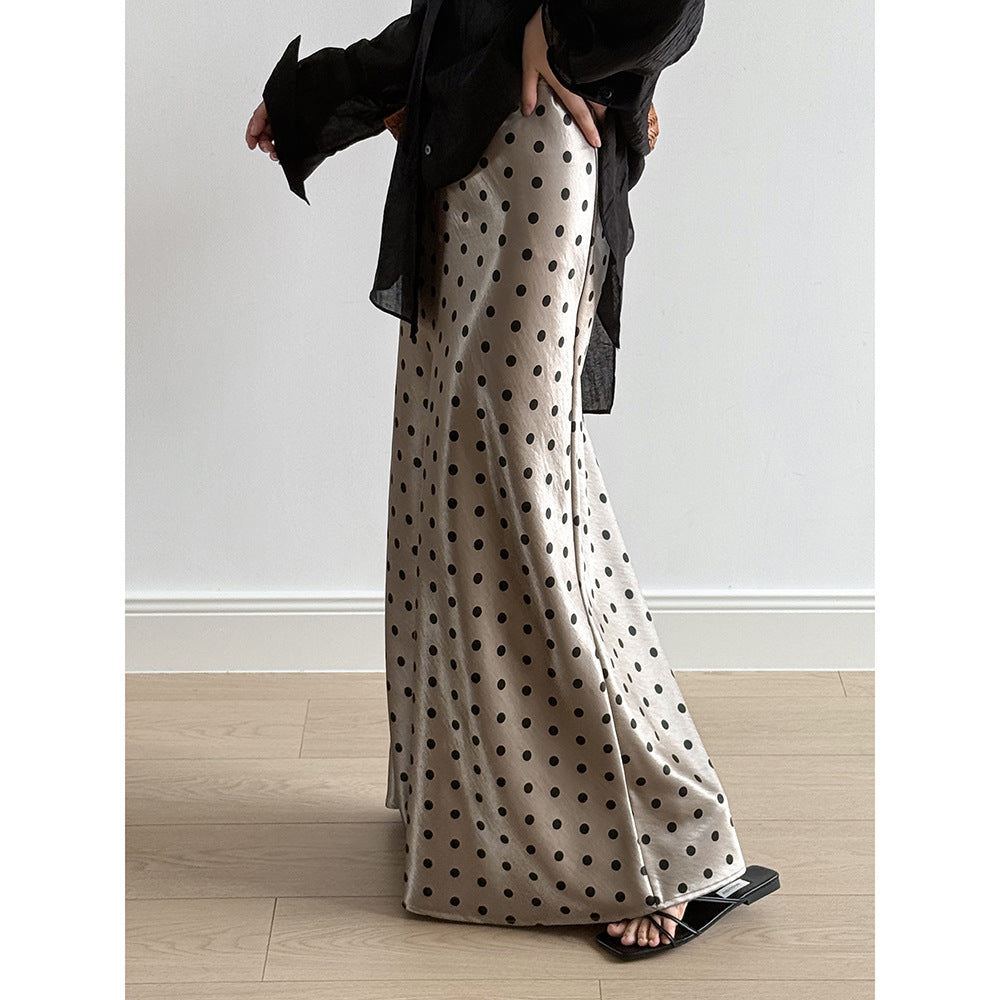 Dame Elegant skåret Polka-dot bukser Stilla