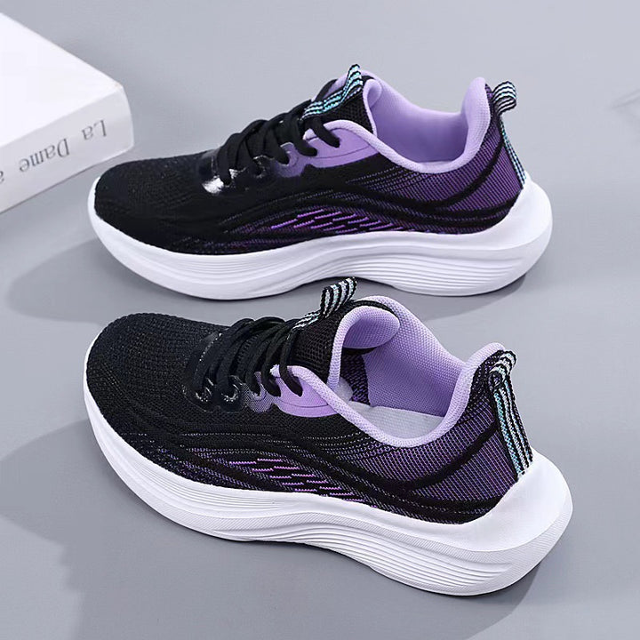 Damer Sporty Løbesneakers med åndbart mesh-overflade og fleksibel sål Stilla