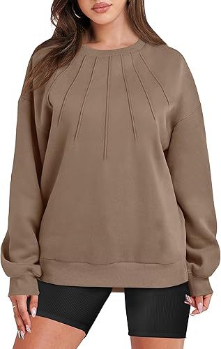 Dame Sweatshirt med raffineret foldedesign Stilla