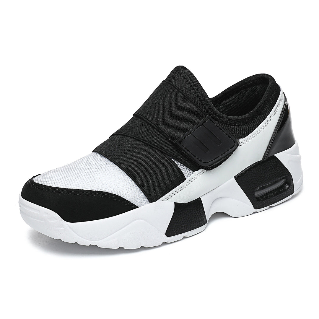 Dame nan Slip-on sneakers med bred elastisk rem, åndbart mesh og formet dæmpningssåle Skovae