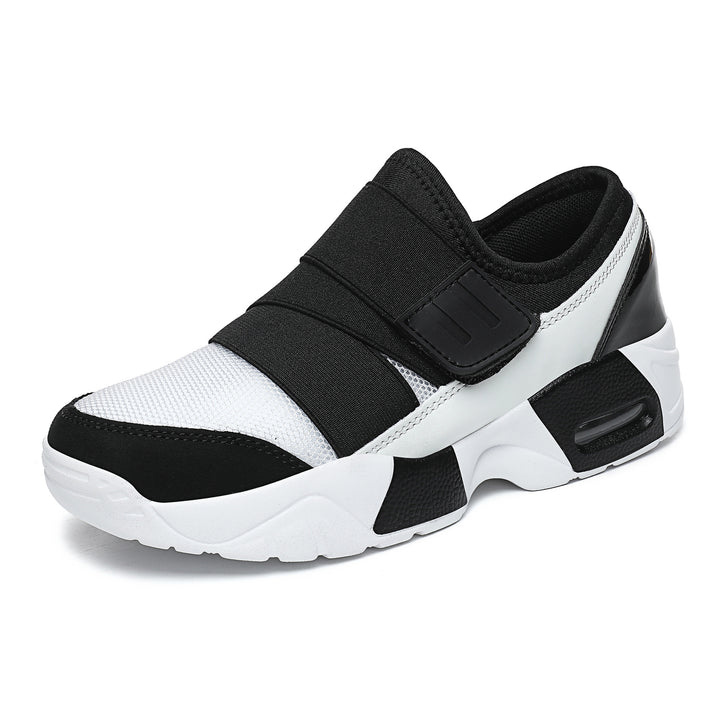 Dame nan Slip-on sneakers med bred elastisk rem, åndbart mesh og formet dæmpningssåle Skovae