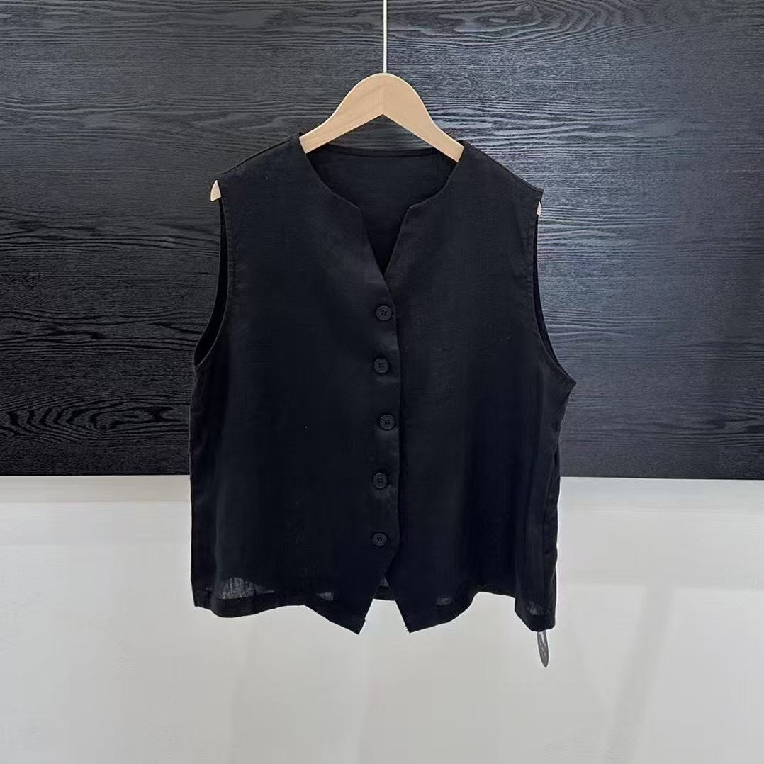 Femme Button-Up Linned Vest Stilla