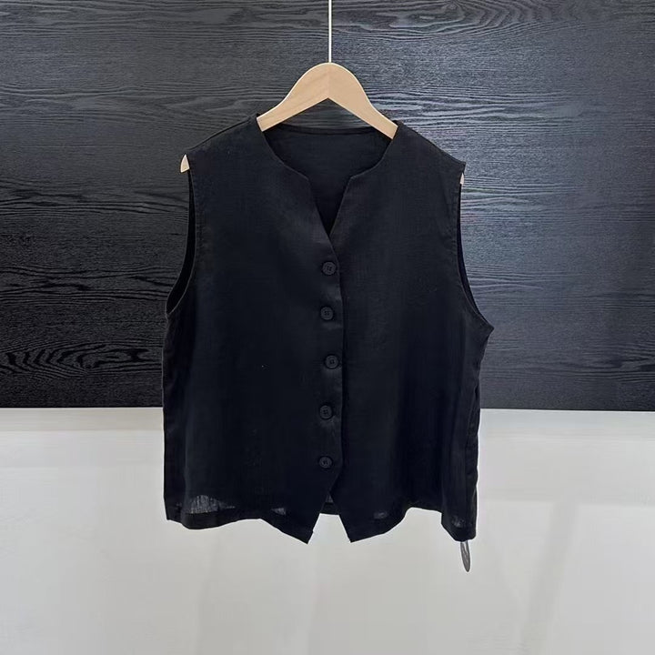 Femme Button-Up Linned Vest Stilla