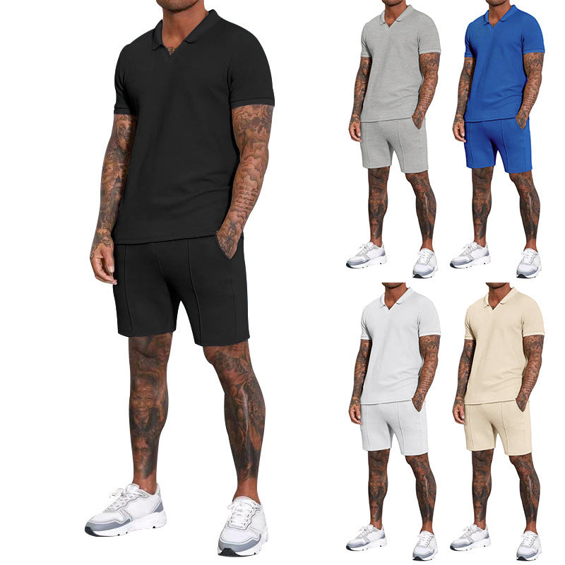 Herrer Sporty Polo skjorte med struktureret tekstur Stilla