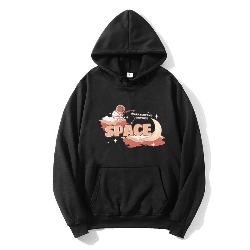 Kvinders hoodie med kreativ rumdesign Skovae