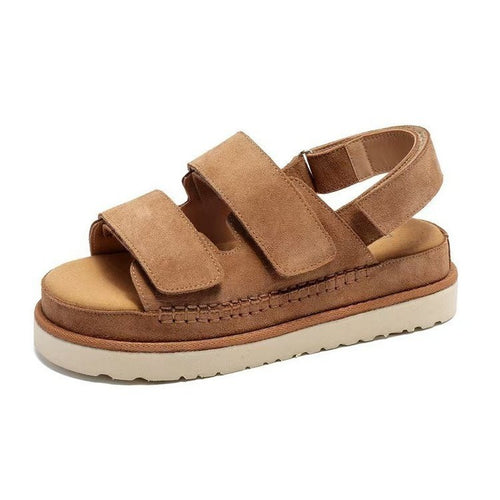 Dame Komfortable Sandaler med Velcro Stilla