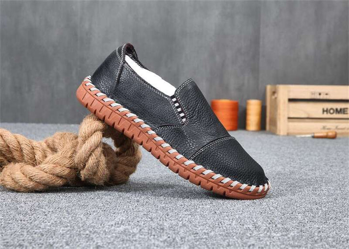 Herrer Fritids Læder Slippers Stilla