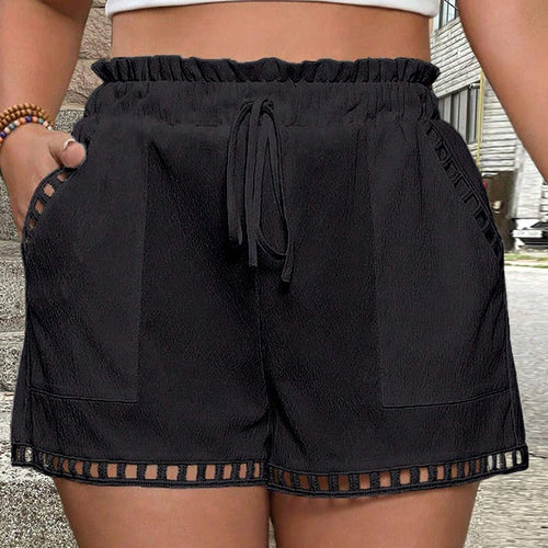 Dame behagelige shorts med elastisk talje og sidelommer Stilla