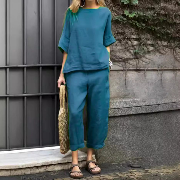 Dame afslappet sommeroutfit Stilla