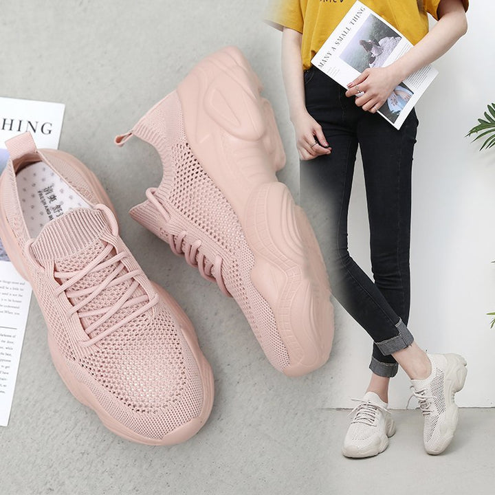 Dame åndbare Sneakers med elegant netstruktur og blød sål Stilla