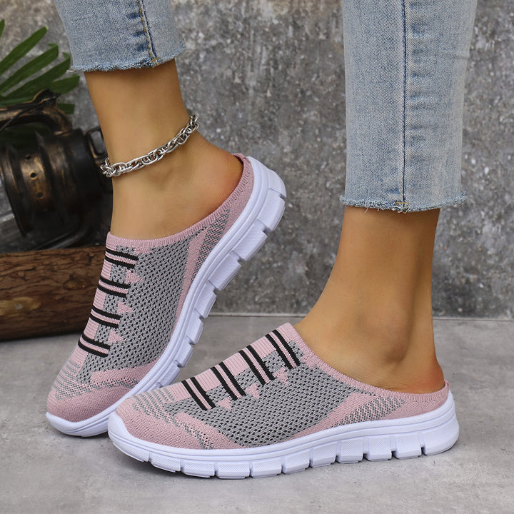 Dame åndbare Slip-On sneakers med elastiske indlæg og fleksibelt design Stilla